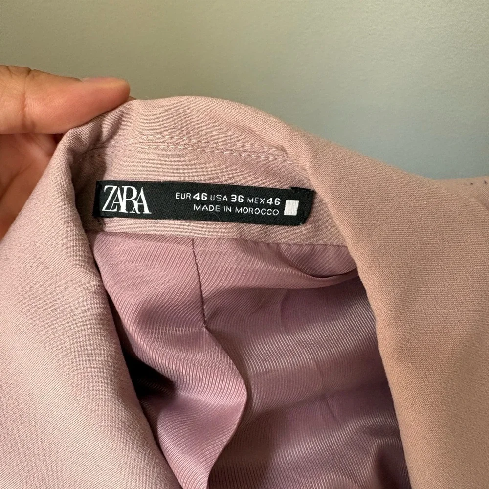 ZARA RELAXED FIT BLUSH BLAZER